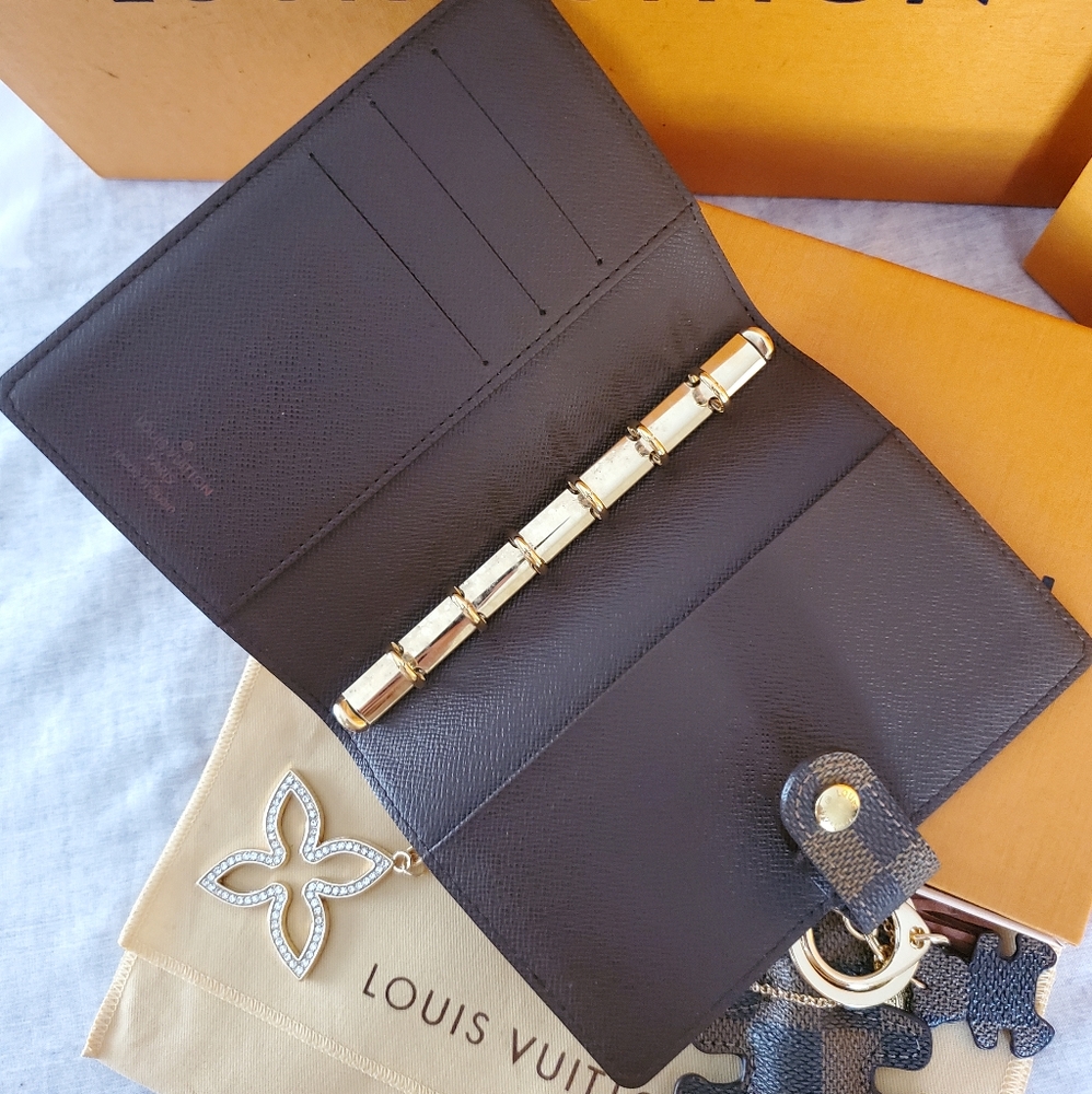 COPY - Authentic Louis Vuitton Damier Ebene Agenda PM🥰 Unisex - Picture 15 of 17